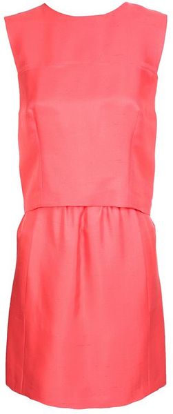  Silk Shantung Blouse and Skirt Set 