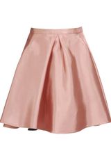 Balenciaga Slubbed Silk Miroir Skirt