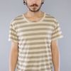 Cheap Monday The Alex Stripe Tee in Brown & Beige in Brown for Men - Lyst
