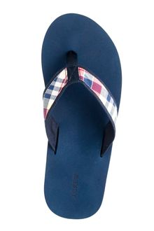 J.Crew Indian Cotton Summer-plaid Flip-flops - Lyst