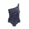 J.crew Jersey Lomellina® Oneshoulder Tank in Gray (dark slate) - Lyst