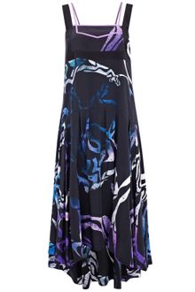 Proenza Schouler Abstract Print Silk Strap Dress - Lyst