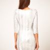 Tfnc Tfnc Dress in Scalloped Sequin in Pink (rosegold) - Lyst