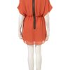 Topshop Zip Back Chiffon Rare in Orange (terracotta) - Lyst