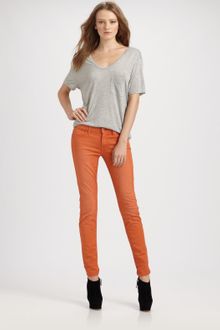7 For All Mankind Gwenevere Skinny Jeans - Lyst