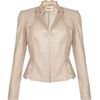 Alice By Temperley Libre Cropped Leather Jacket in Pink - Lyst