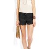 Anna Sui Lace Shorts in Black - Lyst