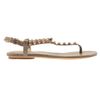 Balenciaga Arena Leather Sandals in Gray (grey) - Lyst