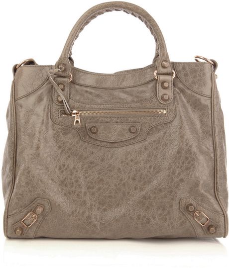 Balenciaga Giant Velo Bag in Gray (grey) - Lyst