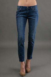 Free People Crop Skinny Denim Pant - Lyst