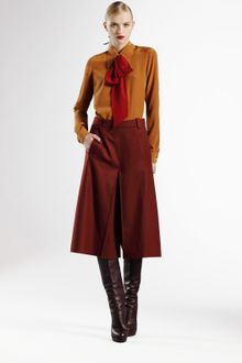 Gucci Wool/cashmere Gaucho Pants - Lyst