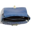 Marc Jacobs Baroque  Extra Large Lambskin Leather Shoulder Bag in Blue (marine) - Lyst