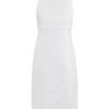 Max Mara Studio Bosh Dress in Gray (white) - Lyst