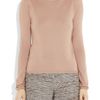 Miu Miu Cashmere and Silkblend Sweater in Pink (blush) - Lyst