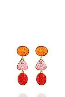 Oscar de la Renta Cabochon Earrings - Lyst