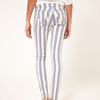 River Island Blue Stripe Skinny Jeans in Blue - Lyst