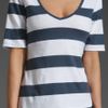 Textile Elizabeth And James Melrose Tee in Blue (navy stripe) - Lyst
