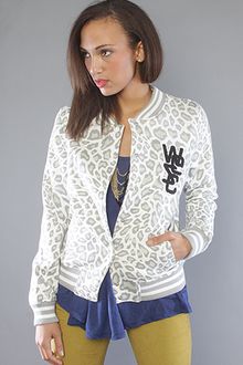 Wesc The Laika Fleece Jacket in White - Lyst