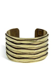 Dannijo Oxidized Brass Plated Talum Cuff - Lyst