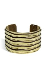 Dannijo Oxidized Brass Plated Talum Cuff