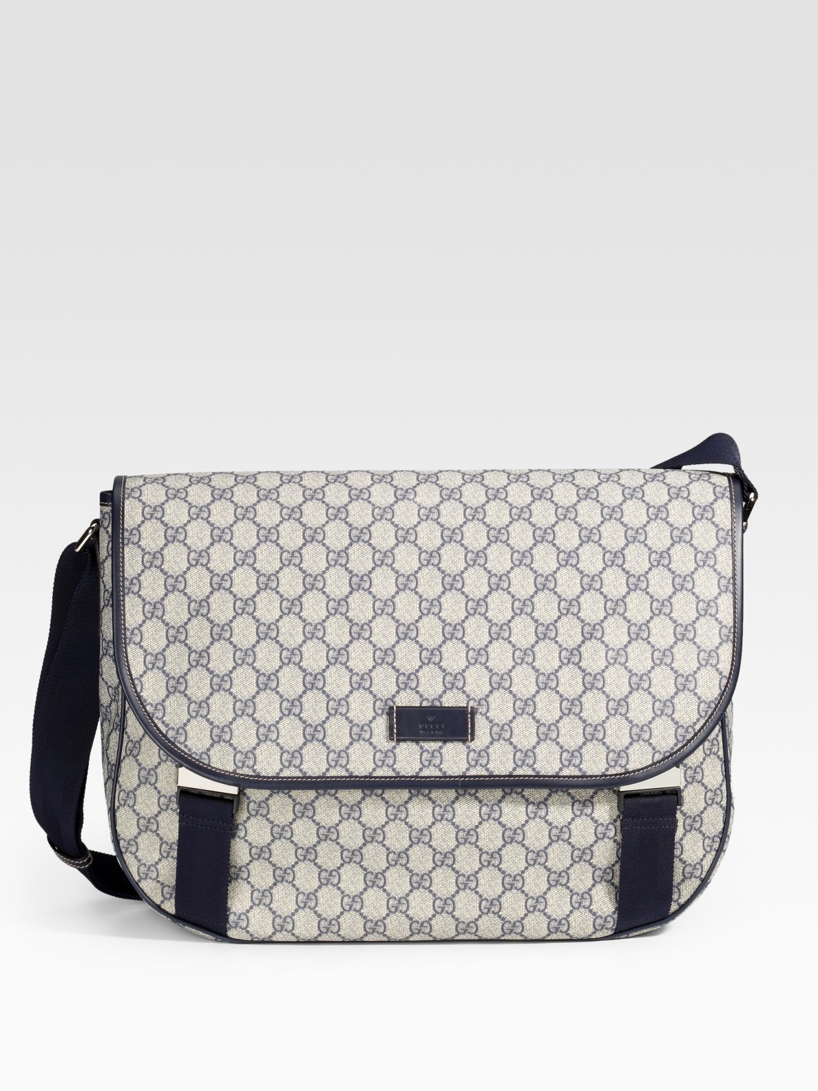 Gucci Flap Messenger Bag in Beige for Men | Lyst