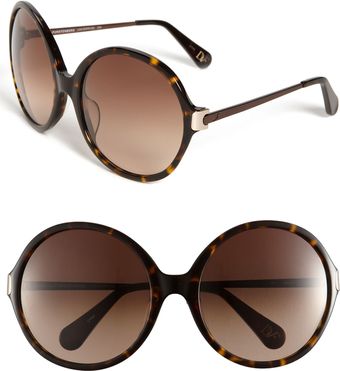 Diane Von Furstenberg 'Lais - Oversize' Round Sunglasses - Lyst