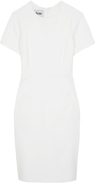 Acne Lucille Raw Edge Dress - Lyst