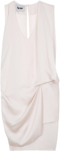 Acne Mallory Vnk Aysmetric Dress - Lyst
