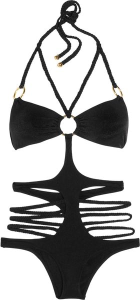 Agent Provocateur Kristie Braided Cutout Swimsuit - Lyst