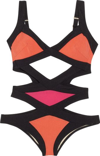 Agent Provocateur Mazzy Cutout Swimsuit - Lyst