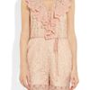 Alice By Temperley Surya Lace Playsuit in Pink (rose) - Lyst