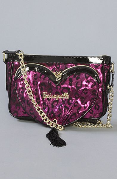 Betsey Johnson The Betseyville Tassel My Heart Cross Body in Pink in Pink - Lyst