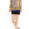 Etro Suedeappliquéd Wedge Sandals in Blue - Lyst