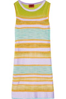 Missoni Inca Crochet-knit Shift Dress - Lyst