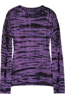 Proenza Schouler Tie-Dye Cotton-Jersey T-Shirt - Lyst