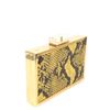 Stella Mccartney FauxPython Box Bag in Yellow - Lyst