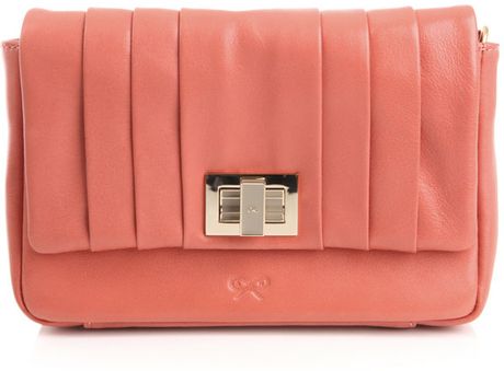 Anya Hindmarch Mini Gracie Bag in Pink (coral) - Lyst
