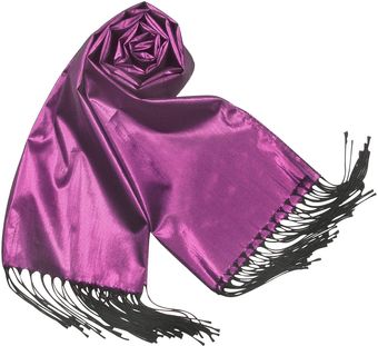Basile Shimmering Metallic Evening Stole - Lyst
