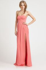 BCBGMAXAZRIA Strapless Enya Gown