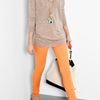 Helmut Lang Orange 5 Pocket Skinny Jean in Orange - Lyst