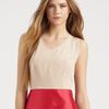 Marc By Marc Jacobs Eames Silk Colorblock Top in Pink (fuschia) - Lyst