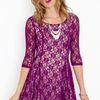 Nasty Gal Iris Lace Dress in Purple (violet) - Lyst