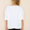 Nasty Gal Lets Sleep in Sweatshirt in White - Lyst