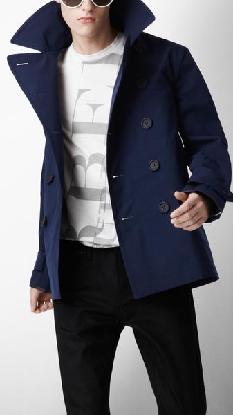  Large Lapel Pea Coat 