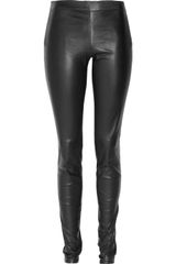 Gucci Stretch-Leather Leggings