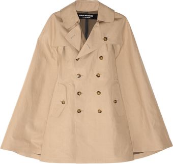 Junya Watanabe Double-Breasted Cotton Cape - Lyst