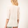 See By Chloé See By Chloe Tape Print Tshirt in Beige (cream) - Lyst
