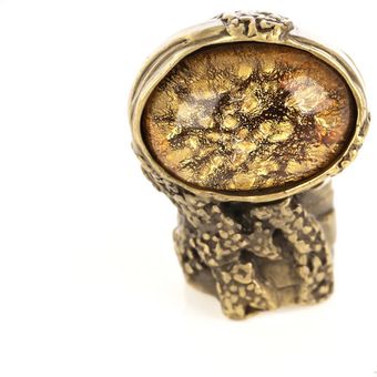 Yves Saint Laurent Arty Oval Ring - Lyst