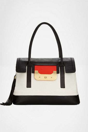 Diane Von Furstenberg Harper Laurel Canvas Bag - Lyst