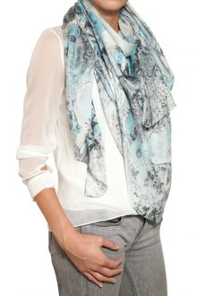 Erdem Printed Woven Cashmere Modal Scarf - Lyst